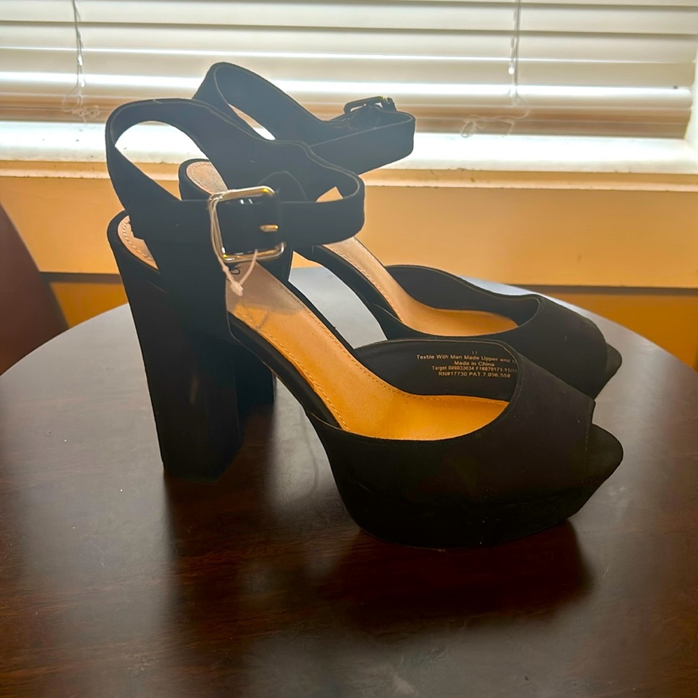 Black Platform Heels